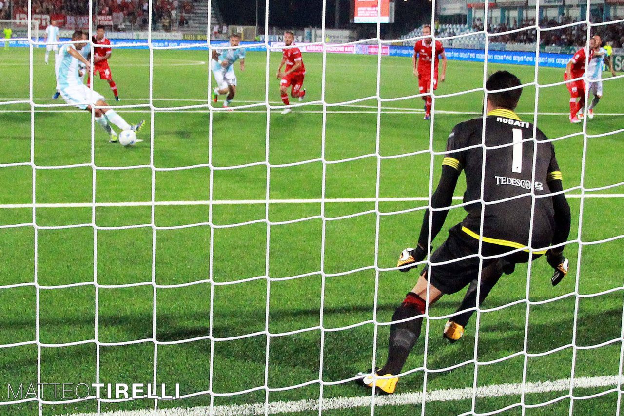 La Virtus Entella travolta dal Perugia al Comunale