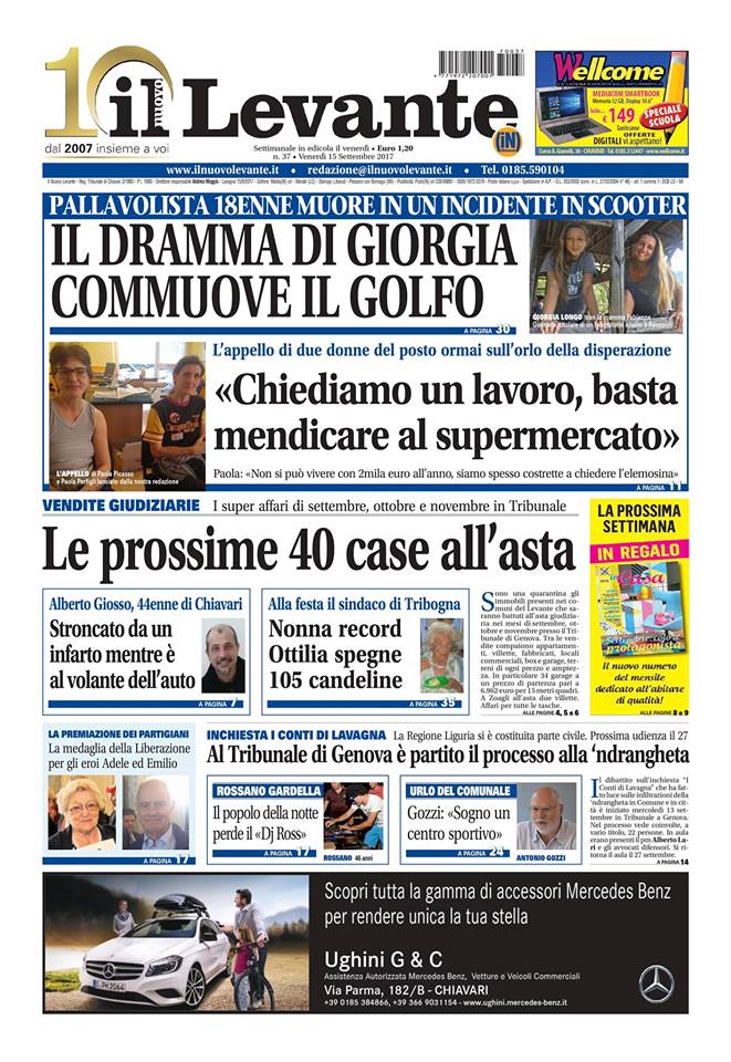 Inchieste, approfondimenti e interviste sul settimanale Il Nuovo Levante da oggi in edicola