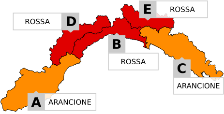 Allerta meteo: prorogata sino a domenica, in alcune aree la bandiera da arancione a rossa