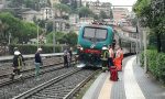 Investito da un treno, traffico ferroviario in tilt