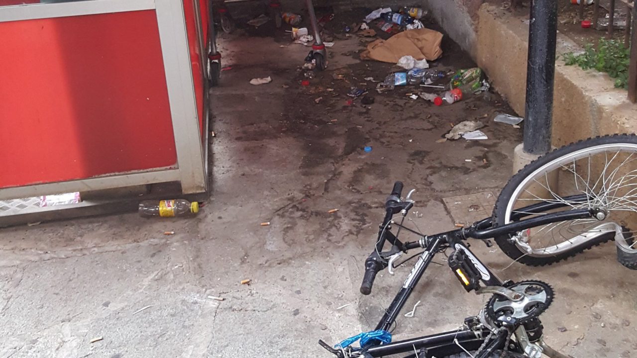Degrado al capolinea del bus