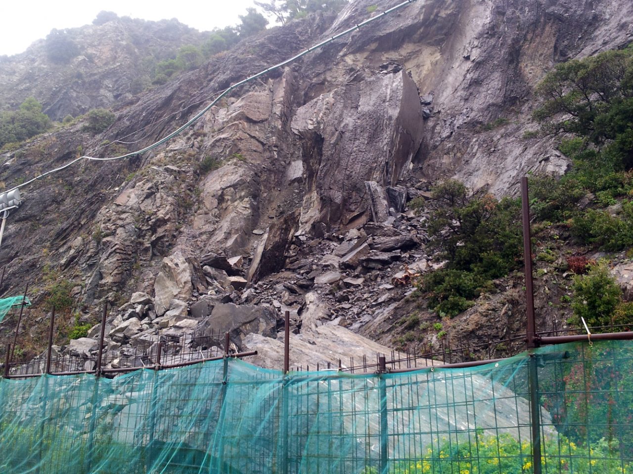 Moneglia, riprendono i lavori alla frana fra le gallerie