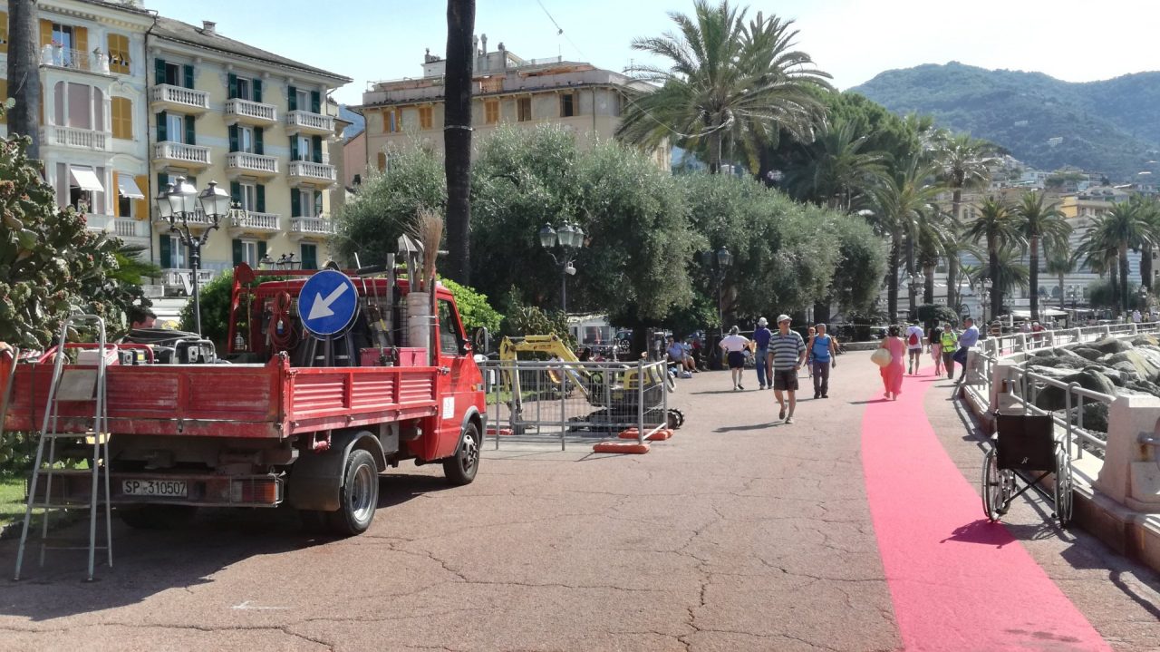 Rapallo, da lunedì prima chiusura del lungomare