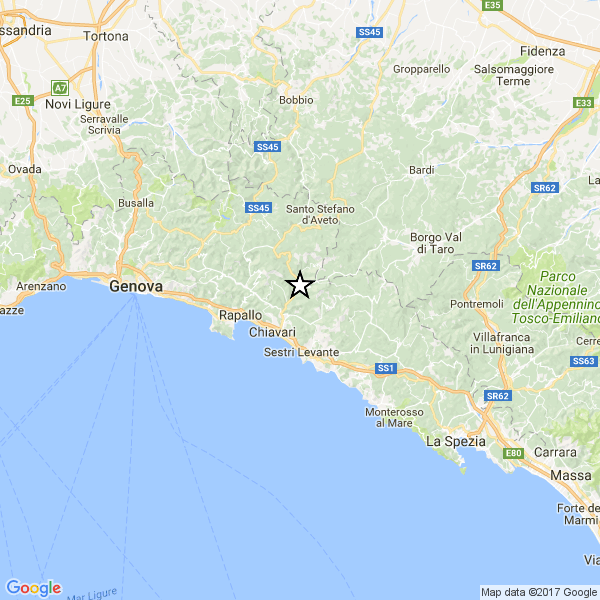 Scossa di terremoto alle 5.50 di oggi venerdì 15 settembre