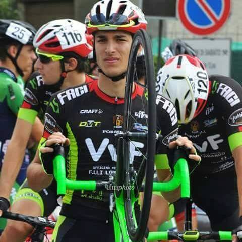 Il ciclista Loris Calipa in evidenza al Circuito Molinese Memorial Angeleri