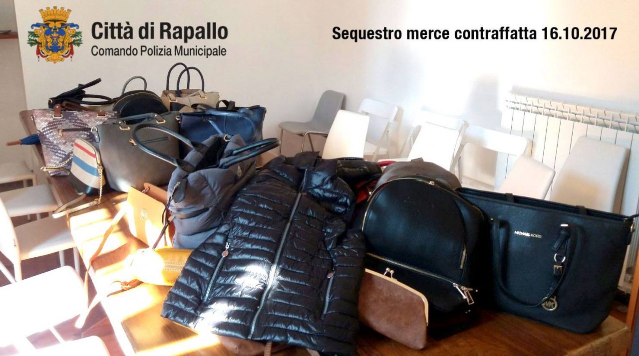 Sequestro di merce contraffatta sul lungomare