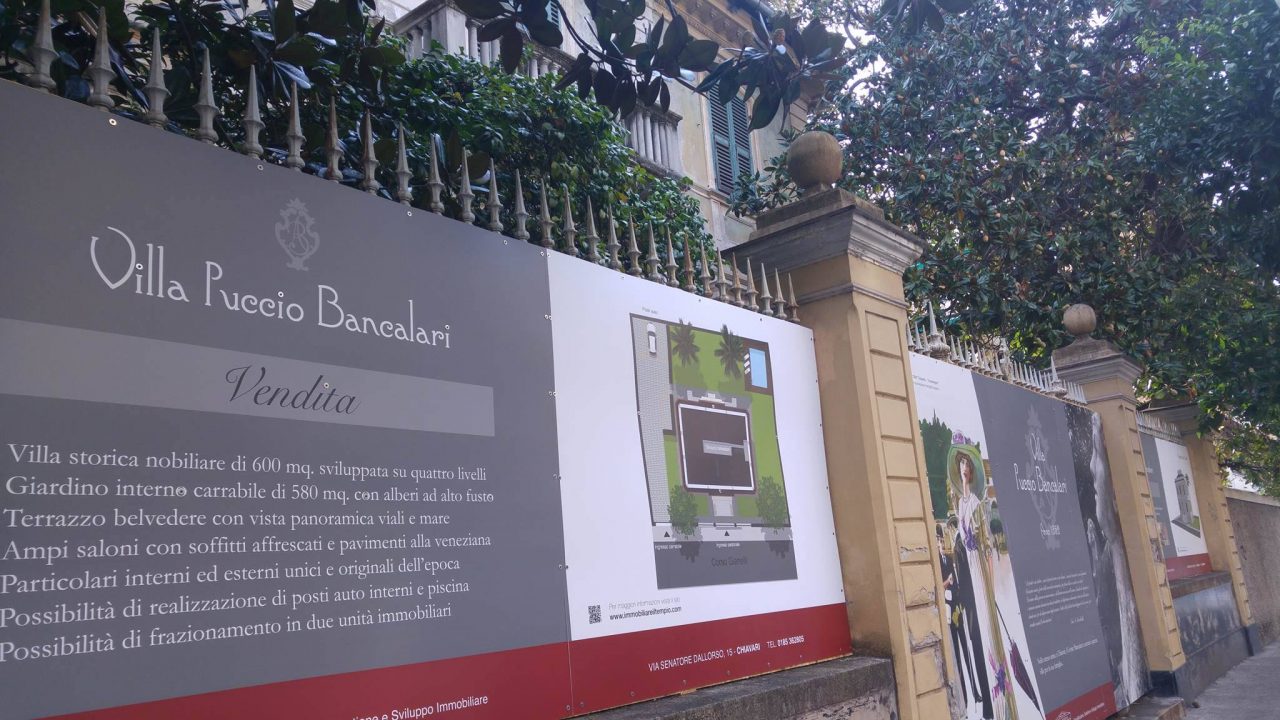In vendita Villa Puccio Bancalari, tra gli edifici più affascinanti e conosciuti della città