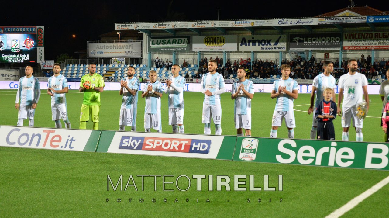Finisce uno a uno Entella – Cremonese