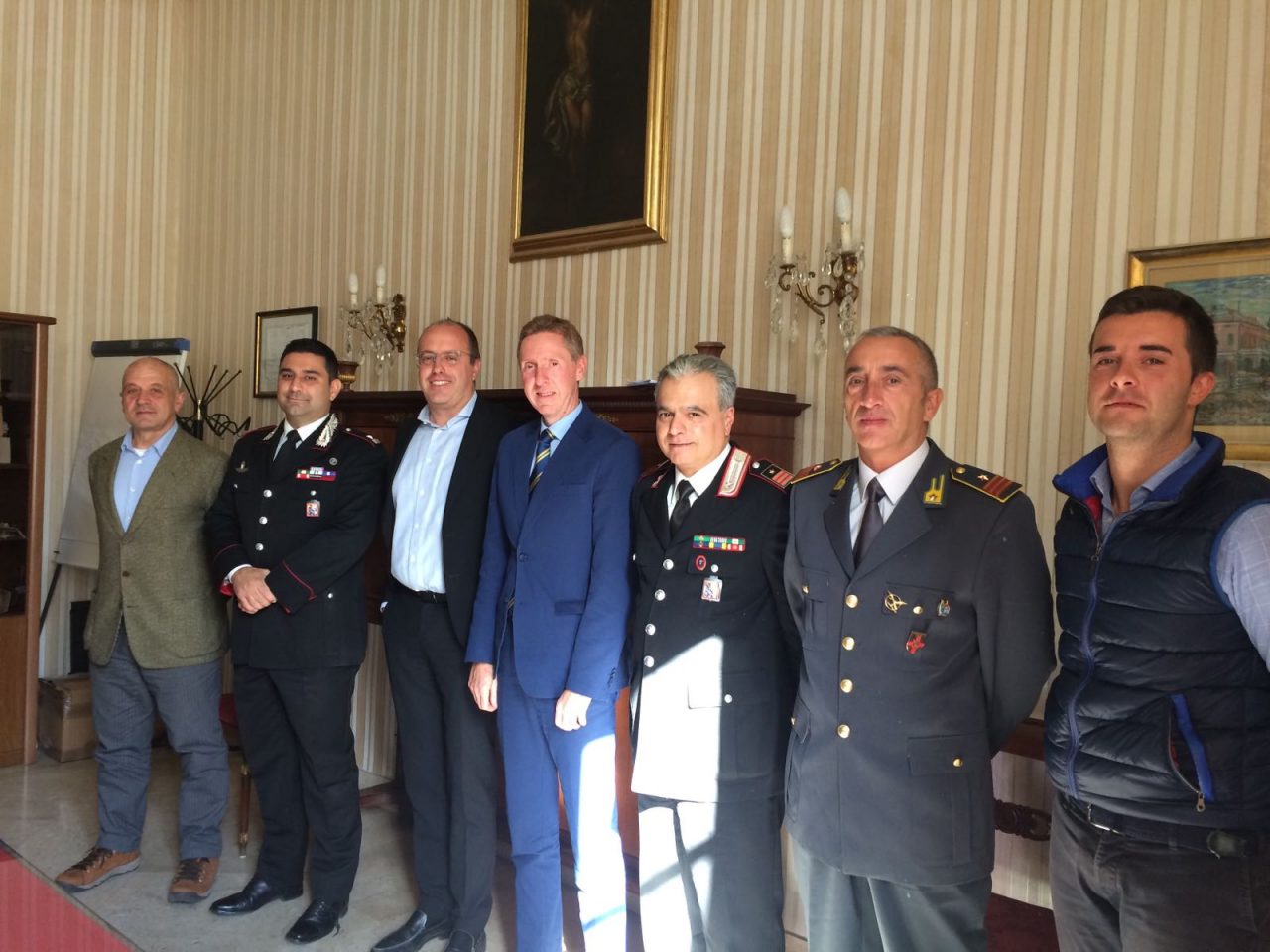 Il sindaco Di Capua incontra i rappresentanti delle forze dell’ordine