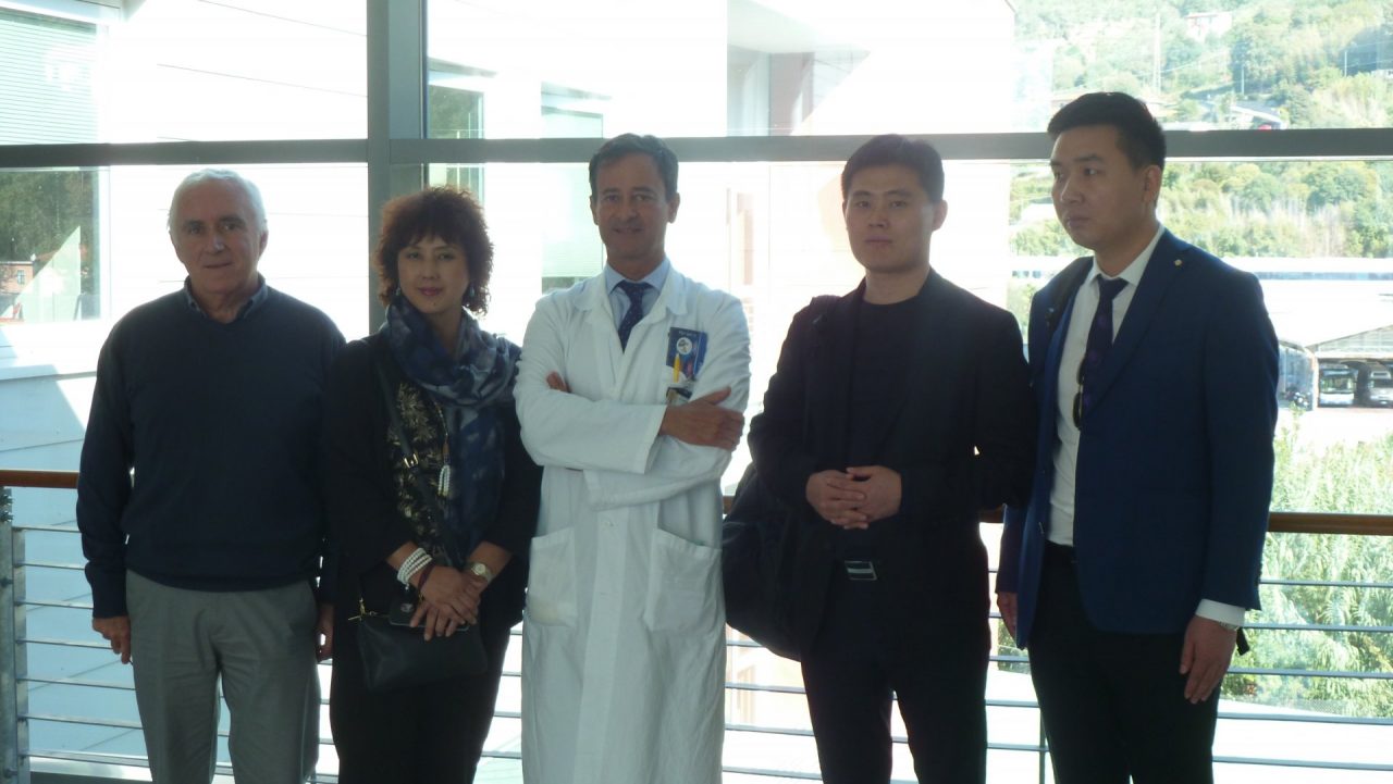 Delegazione cinese in visita a Fisiatria a Rapallo