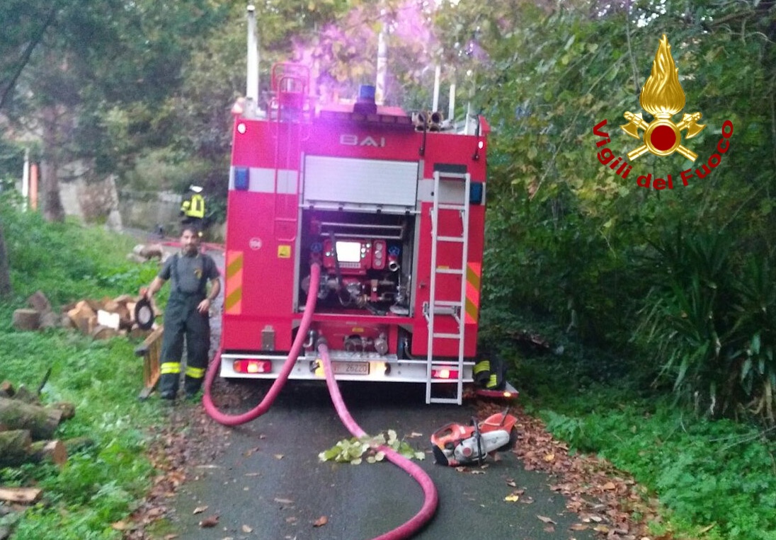 Incendio ad Avegno, a provocarlo forse la canna fumaria sporca