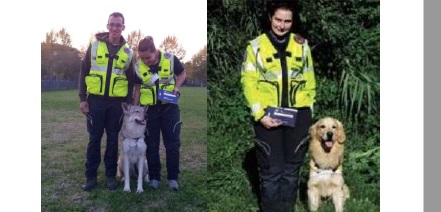 Ricerca dispersi, quattro cani “diplomati”