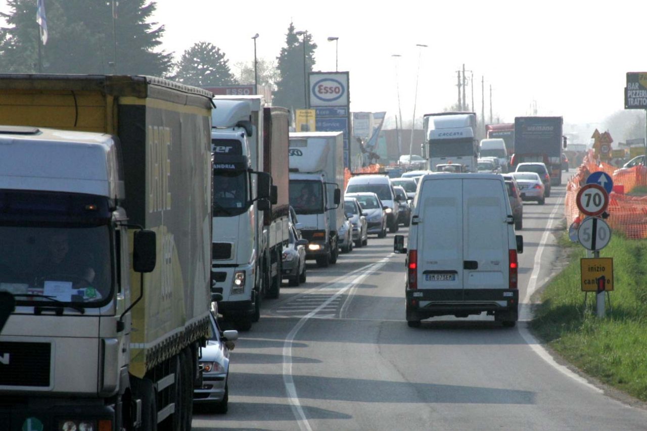 Coda tra Recco e Genova Nervi per incidente