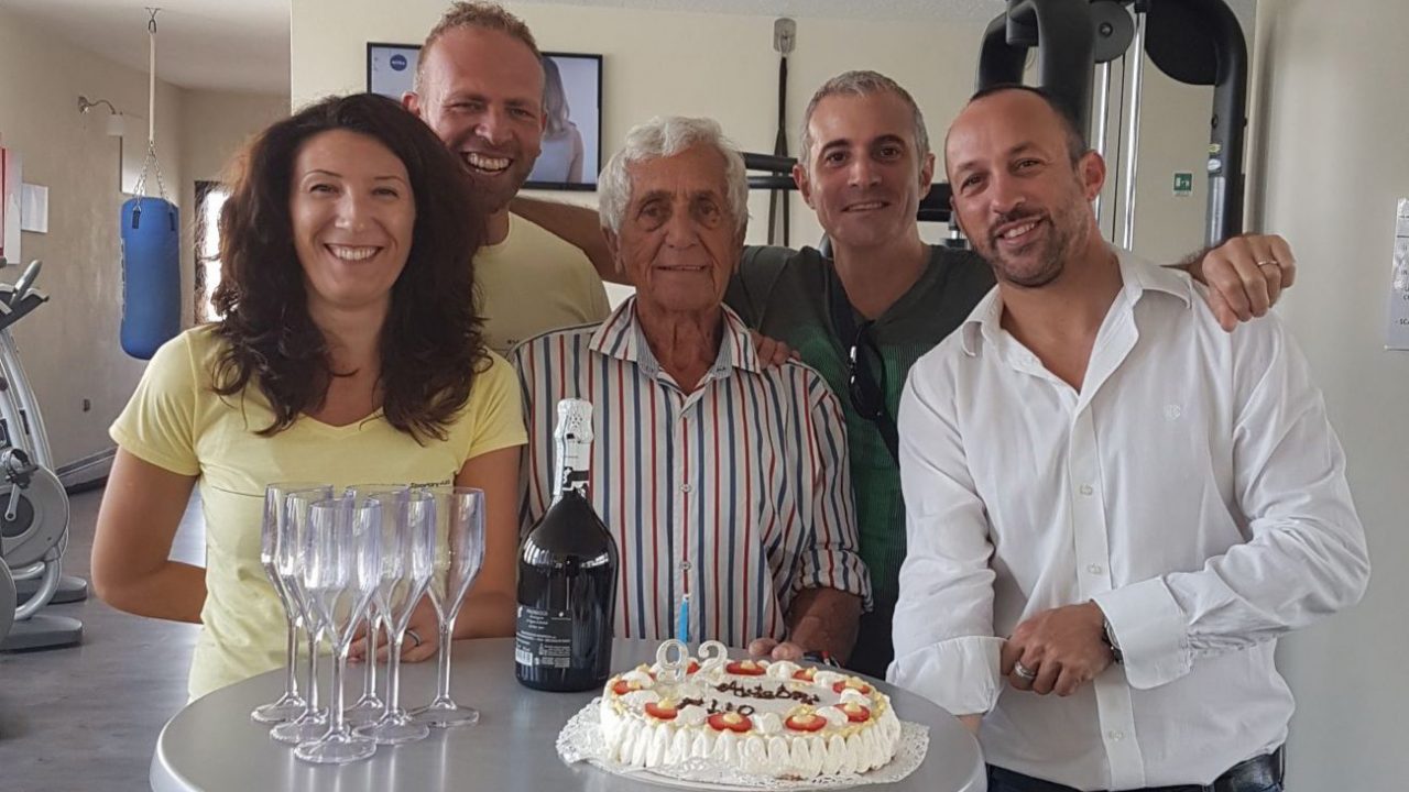 Elio Pezzutti, 92 anni compiuti in… palestra!