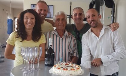 Elio Pezzutti, 92 anni compiuti in... palestra!