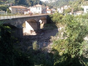 Settembrin, lavori di consolidamento alla pila centrale del ponte sulla SP 33