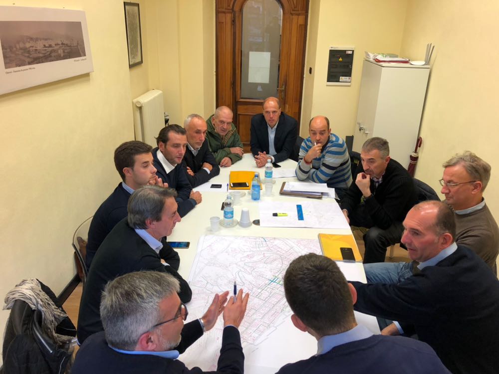 Acque bianche e canali di scarico, vertice Comune – Iren