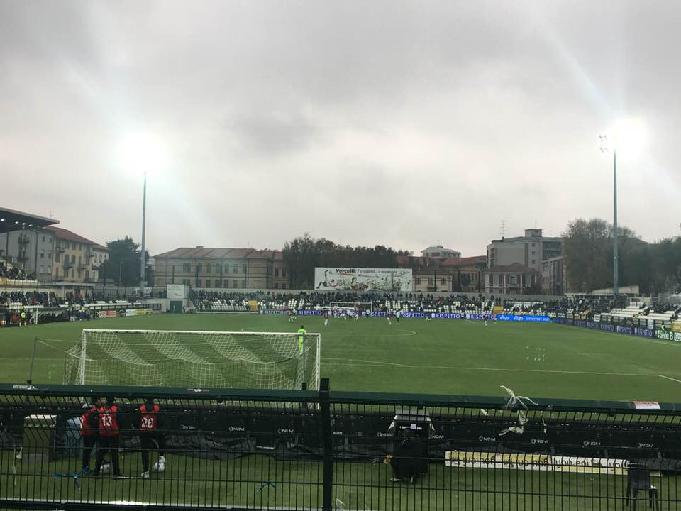 Serie B, Pro Vercelli-Virtus Entella 1-1