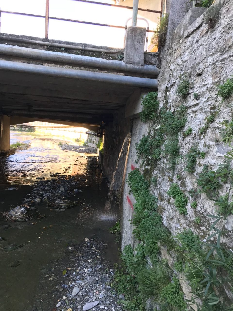 Sversamento a Sampierdicanne a Chiavari