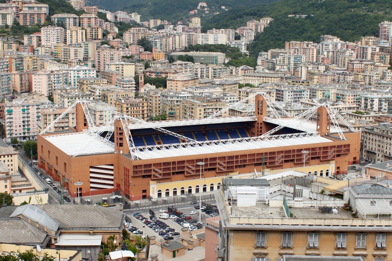 Il Sindaco di Amatrice al derby per ringraziare la generosità ligure