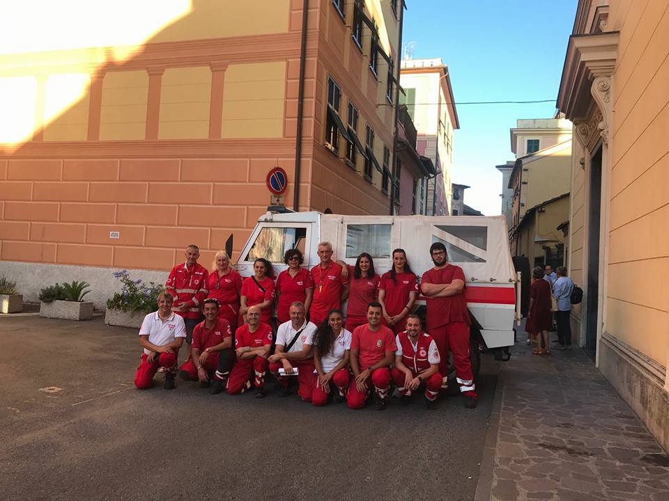 Allestito il presepe della Croce Rossa di Lavagna