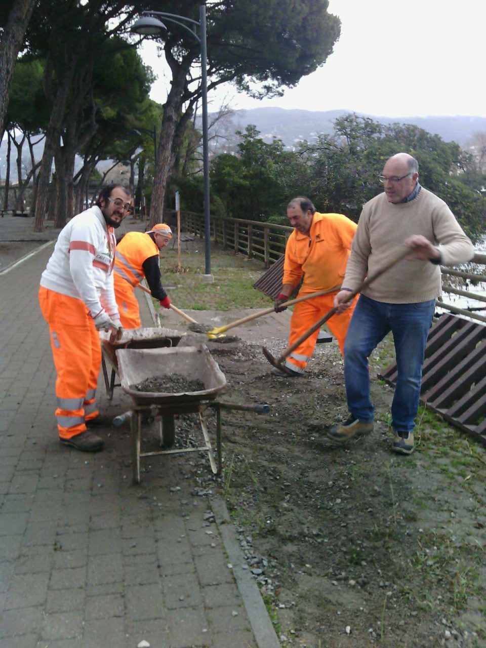 La Cooperativa Pellicano Verde al lavoro sul lungo Entella