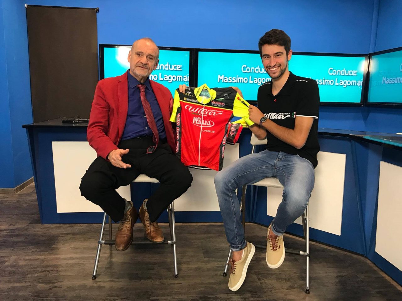 Luca Raggio incontenibile guardia rossa della storica Wilier Triestina