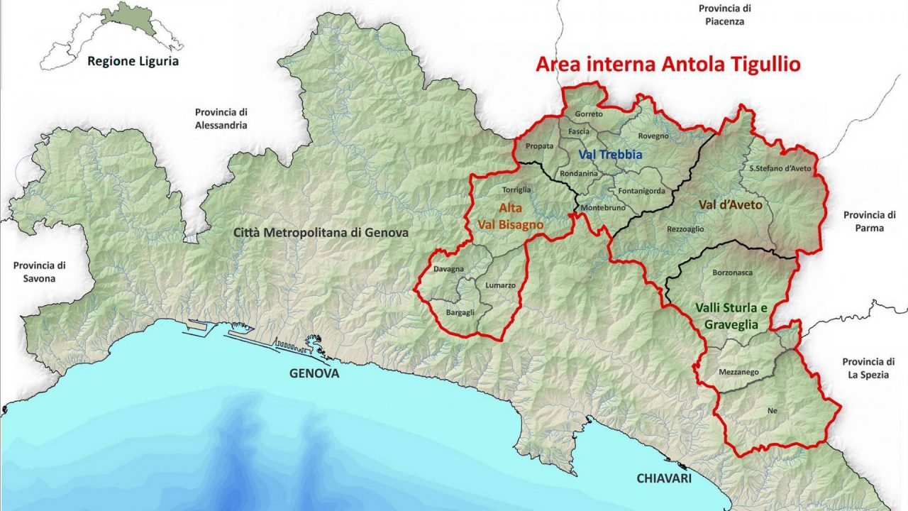 Entroterra, c’è la firma: arrivano i 7 milioni di Aree Interne