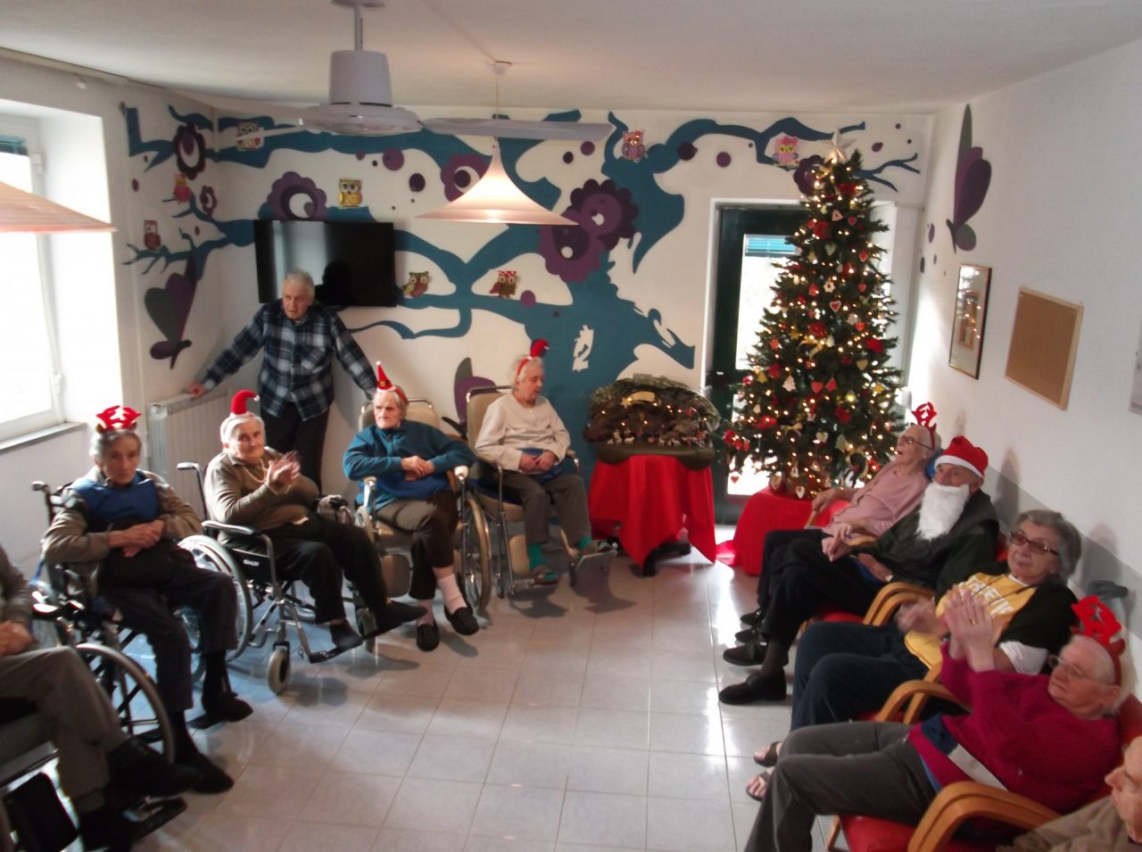 Babbo Natale nelle residenze protette del Tigullio