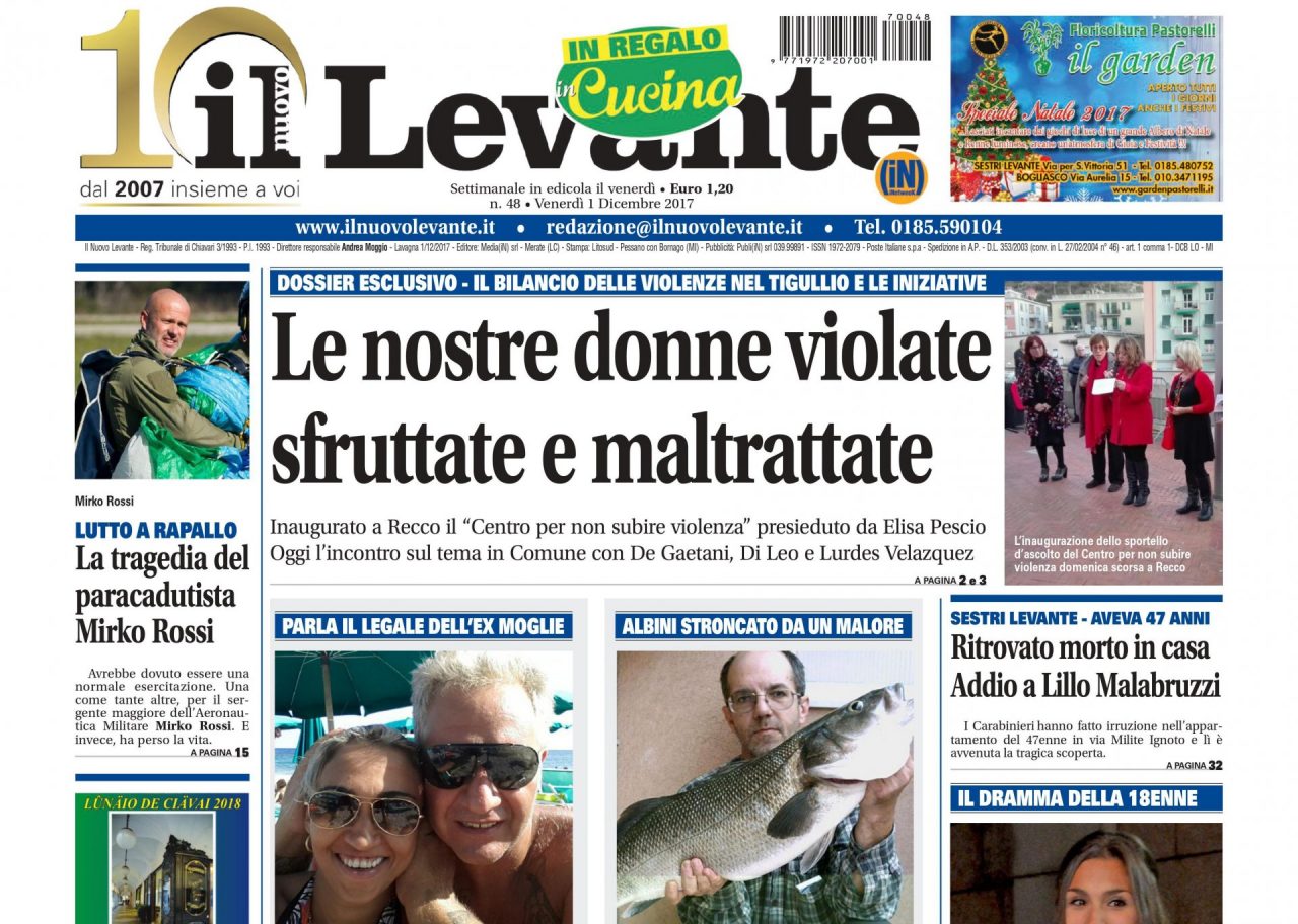Inchieste, approfondimenti e interviste su Il Nuovo Levante da oggi in edicola