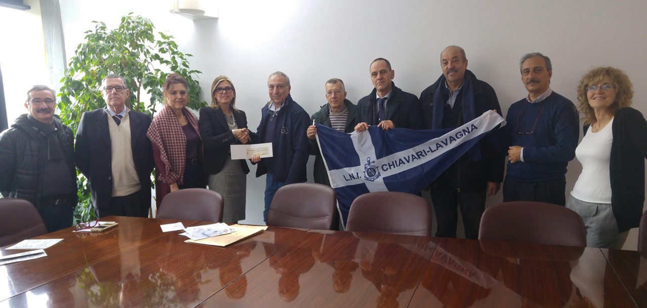 La Lega Navale di Chiavari dona 3mila euro al reparto Pediatria di Lavagna
