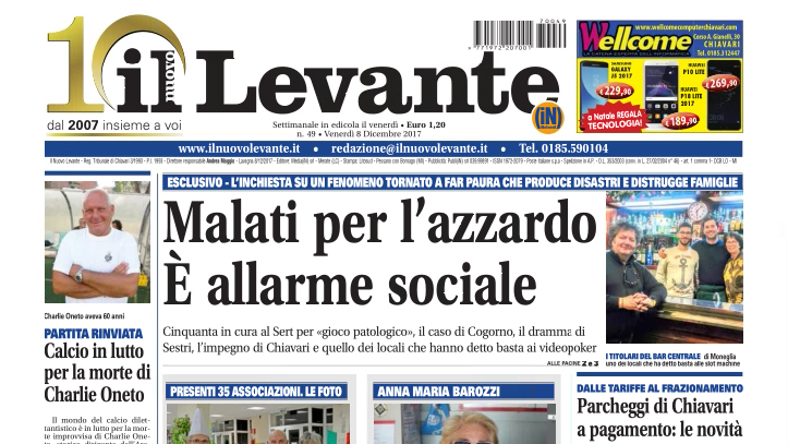 Inchieste, approfondimenti e interviste su Il Nuovo Levante da oggi in edicola