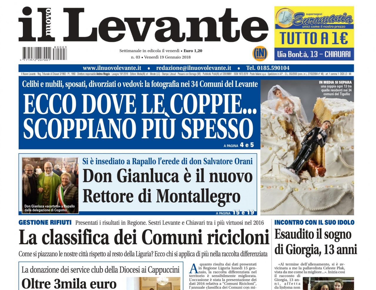 Inchieste, approfondimenti e interviste su Il Nuovo Levante da oggi in edicola