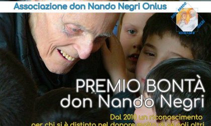 Torna il Premio Bontà don Nando Negri