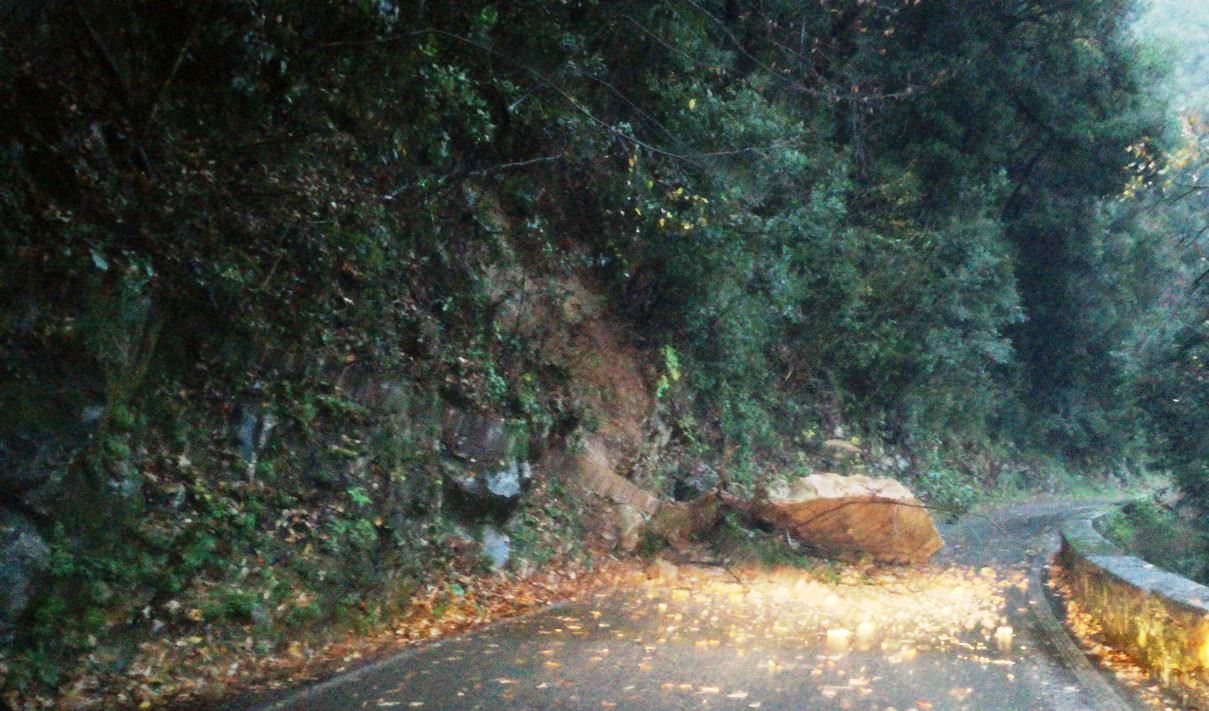 Riaperta la strada di San Maurizio di Monti a Rapallo