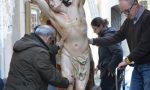 La statua di San Sebastiano si rifà il trucco per incantare i newyorkesi