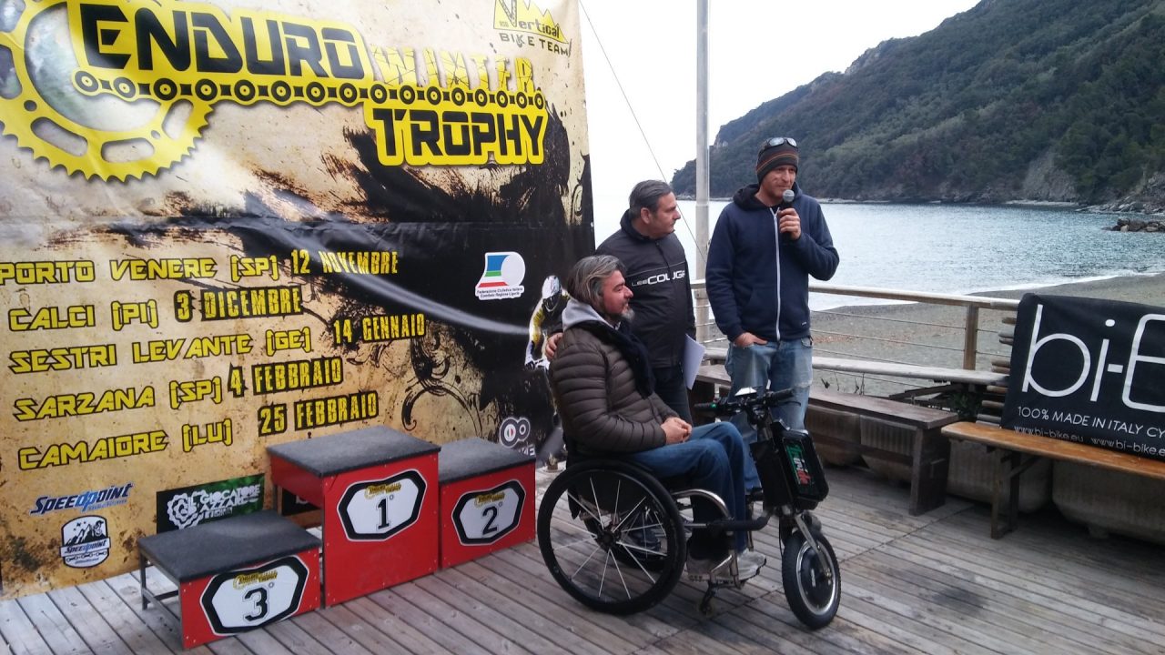 A Riva Trigoso la tappa di Enduro che aiuta «Noi Handiamo»