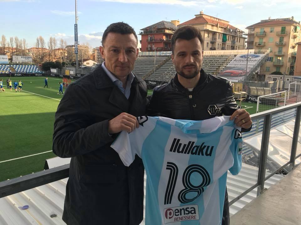La Virtus Entella si rinforza con l’attaccante Llullaku