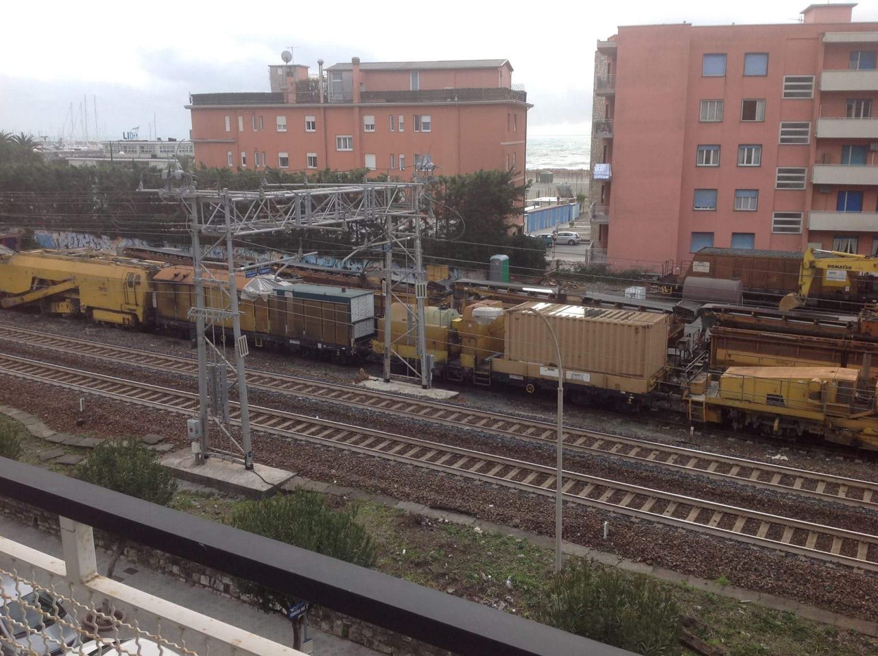 Ridotto il cantiere ferroviario chiavarese