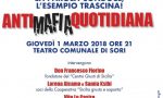 Lotta alla mafia, a Sori se ne parla a teatro