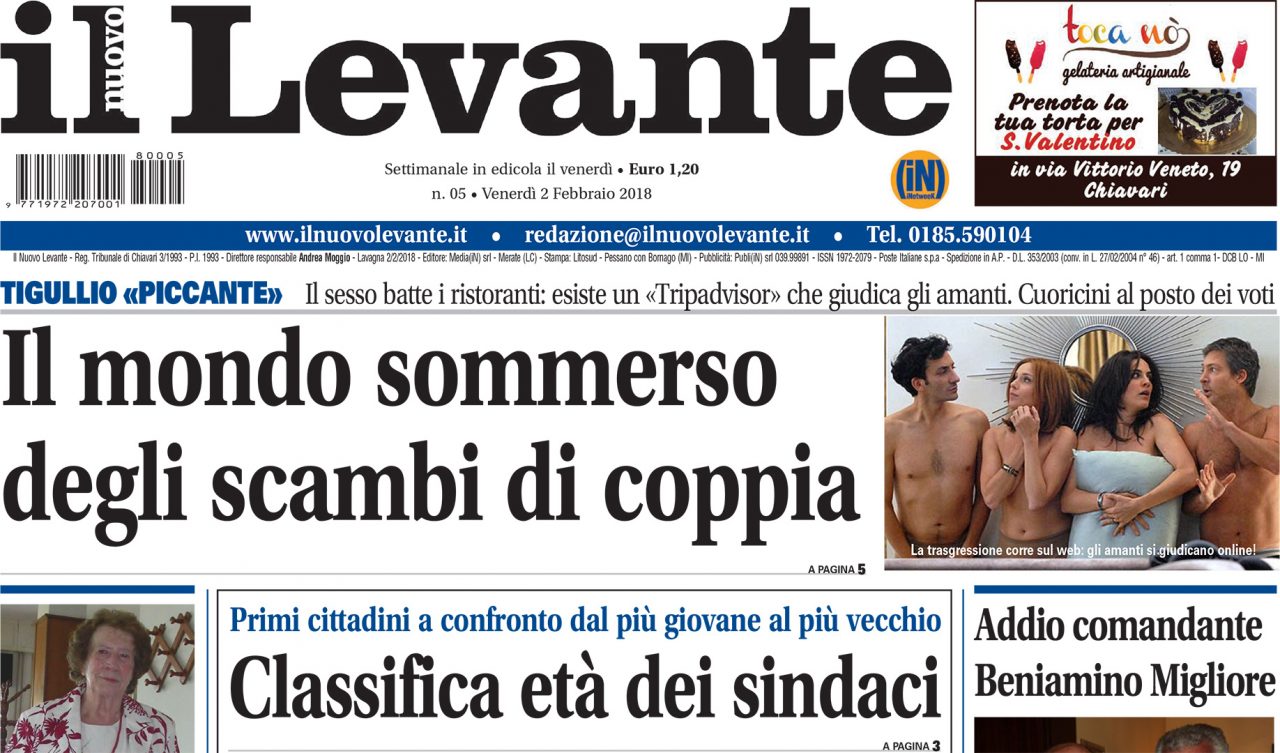 Inchieste, approfondimenti e interviste su Il Nuovo Levante da oggi in edicola