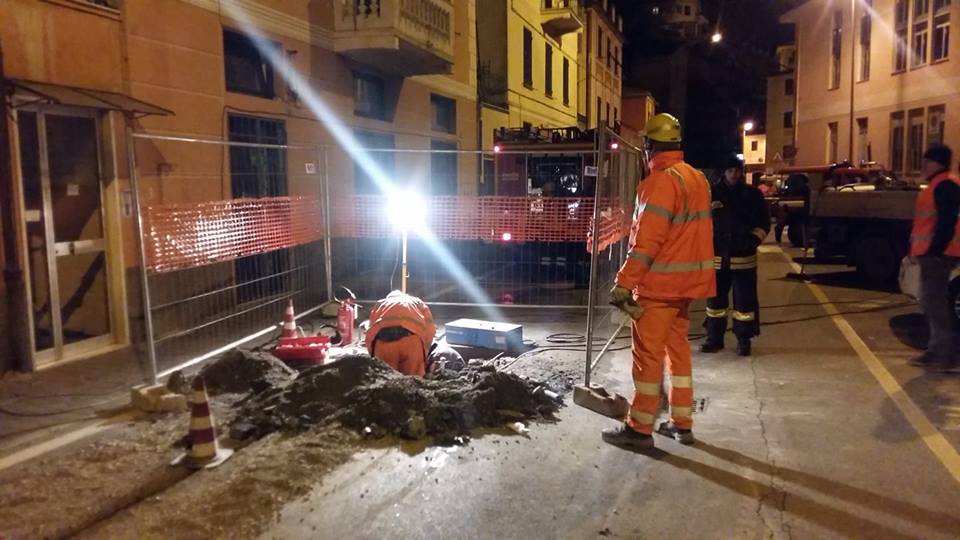 Sori, riaperta via Cairoli