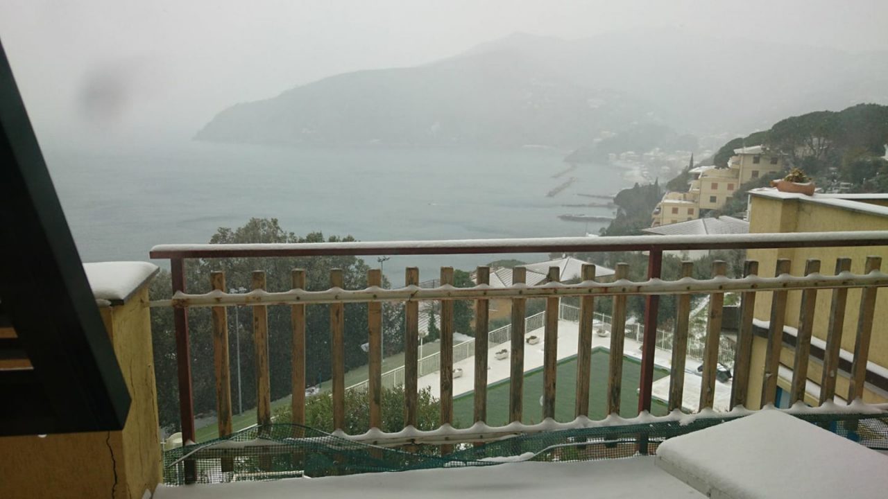 Neve, la situazione sulle strade provinciali del Levante