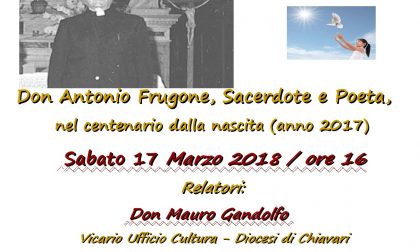 Domani a Sestri l'incontro in ricordo di don Antonio Frugone