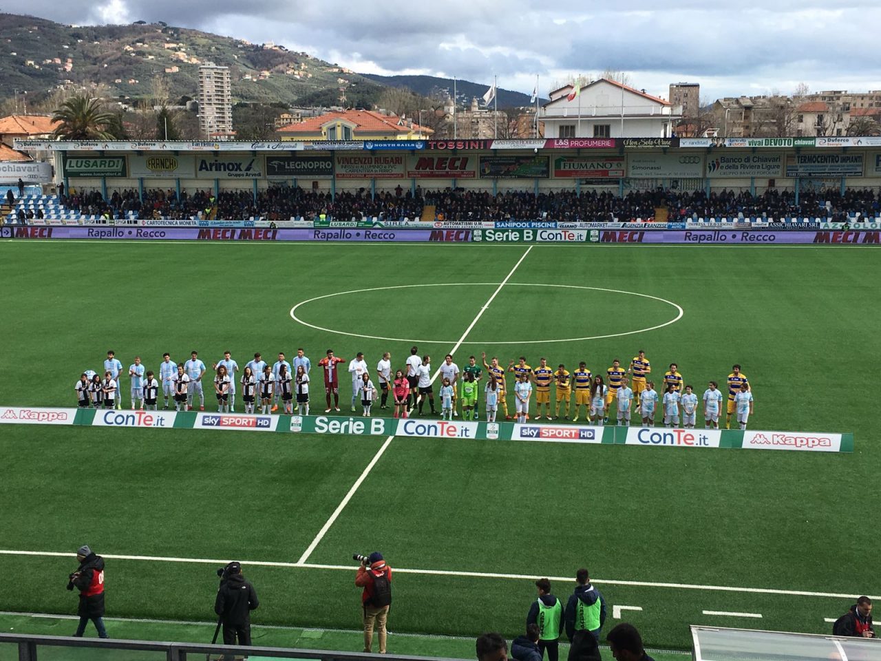 L’Entella batte il Parma due a zero