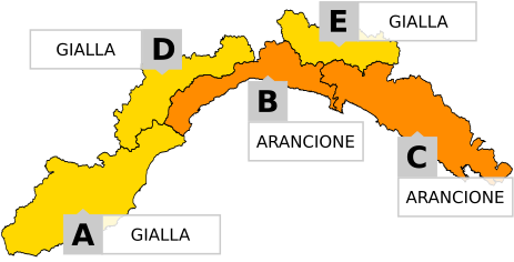 Allerta arancione sul Tigullio, ecco quali scuole resteranno chiuse nella giornata di lunedì