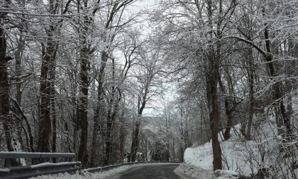 Neve, alcune strade chiuse in Val D'Aveto