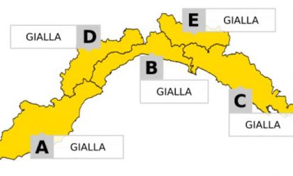 Allerta gialla per temporali: durerà sino alle 20 di domenica