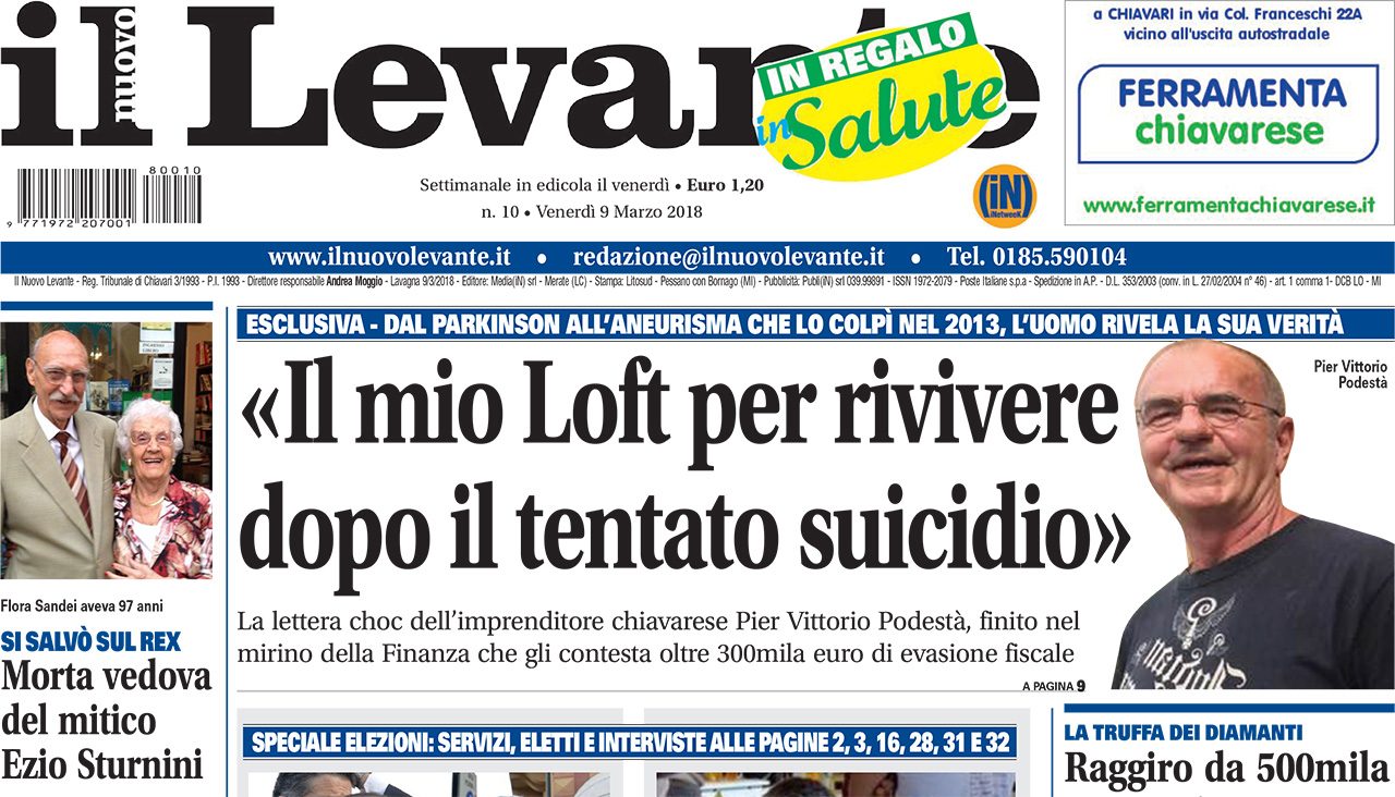 Inchieste, approfondimenti e interviste su Il Nuovo Levante da oggi in edicola