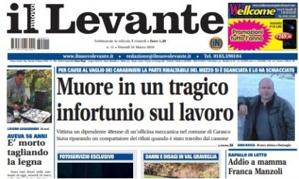 Inchieste, approfondimenti e interviste su Il Nuovo Levante da oggi in edicola